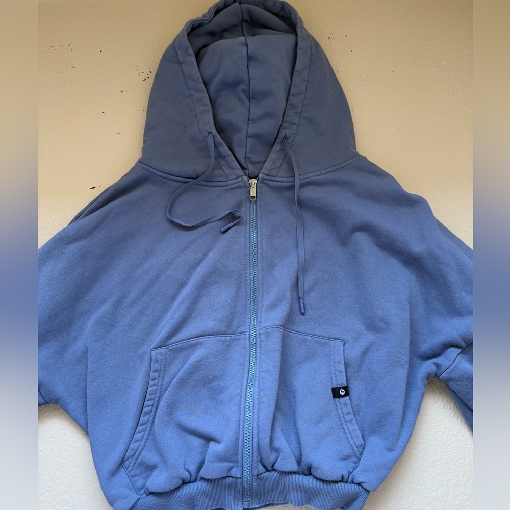 PopFlex Denim Blue Cloud Hoodie, Size XXS/XS